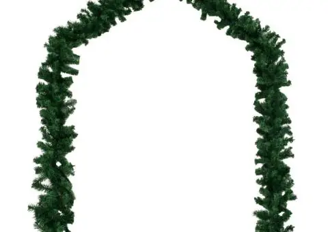 Ghirlande de Crăciun, 4 buc., verde, 270 cm, PVC - 2/5