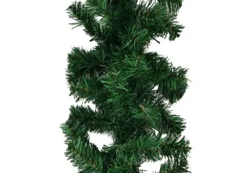 Ghirlande de Crăciun, 4 buc., verde, 270 cm, PVC - 5/5