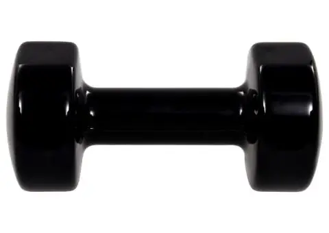 vida XL Gantere, 2 buc.,2x5 kg, fontă, negru - 3/5