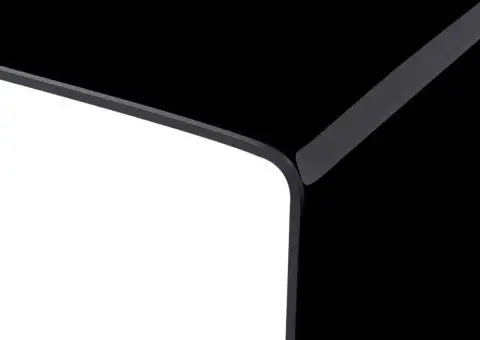 Măsuță de cafea, negru, 98x45x31 cm, sticlă securizată - 4/5