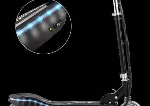 Trotinetă electrică cu LED, negru, 120 W - 2/5