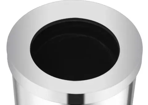 Coș de gunoi pentru hotel, 32 L, oțel inoxidabil - 5/5