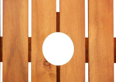 Masă de grădină, 88 x 88 x 74 cm, lemn masiv de acacia - 2/4