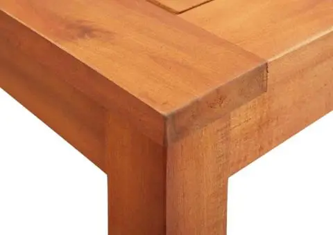 Masă de grădină, 88 x 88 x 74 cm, lemn masiv de acacia - 3/4