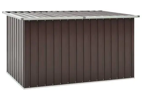 Ladă de depozitare pentru grădină, maro, 171 x 99 x 93 cm - 2/5