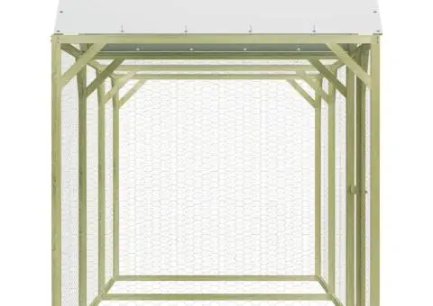 Coteț pentru păsări, 4,5 x 1,5 x 2 m, lemn de pin tratat - 3/5