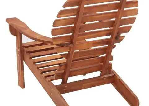 Scaun Adirondack, lemn masiv de acacia - 4/5