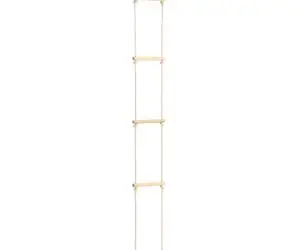 vidaXL Scară din frânghie pentru copii, 30x168 cm, lemn masiv și PE