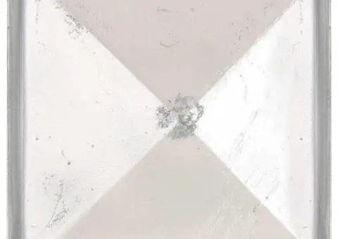 Capace stâlpi de gard piramidă 6 buc. metal galvanizat 81x81 mm - 5/5