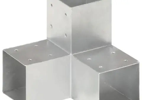 Conector de grindă, formă Y, 91 x 91 mm, metal galvanizat - 1/5