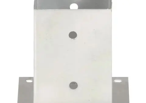 Suporturi stâlp, 4 buc., 101 mm, metal galvanizat - 3/5