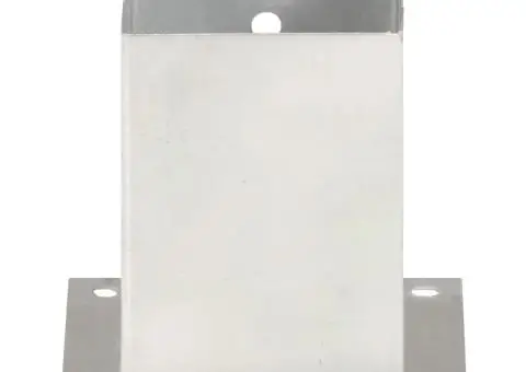 Suporturi stâlp, 4 buc., 101 mm, metal galvanizat - 4/5