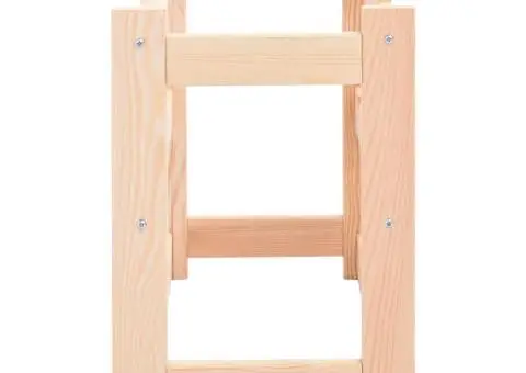 Suport de vin pentru 12 sticle, lemn de pin - 3/5