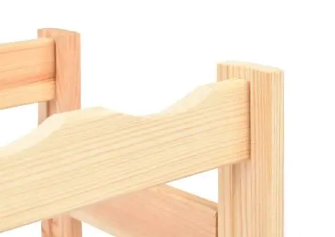 Suport de vin pentru 12 sticle, lemn de pin - 5/5