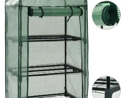 Mini seră cu 3 niveluri, 69 x 49 x 125 cm - 1/5