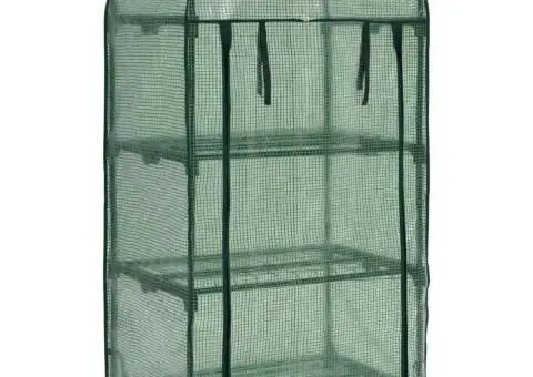 Mini seră cu 3 niveluri, 69 x 49 x 125 cm - 3/5