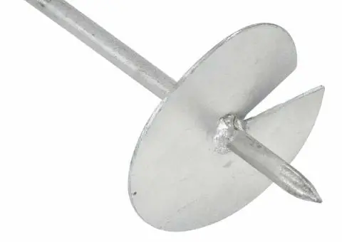 Ancore de sol, 4 buc., 10 x 60 cm, metal galvanizat - 4/5