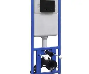 vidaXL Rezervor înalt încastrat, 11 L, 41 x 14 x (110-125) cm