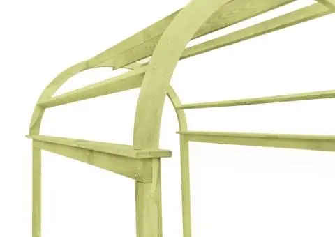 Pergolă arcuită, 125 x 150 x 235 cm, lemn de pin tratat - 4/5