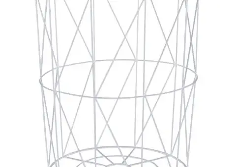 Măsuță de cafea, alb, Ø 47 cm - 2/5