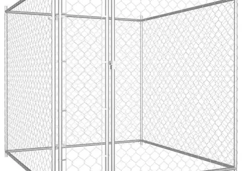 Padoc pentru câini de exterior, 193 x 193 x 185 cm - 1/5