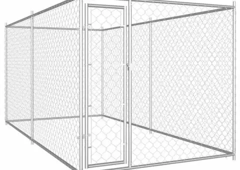 Padoc pentru câini de exterior, 382 x 192 x 185 cm - 1/5