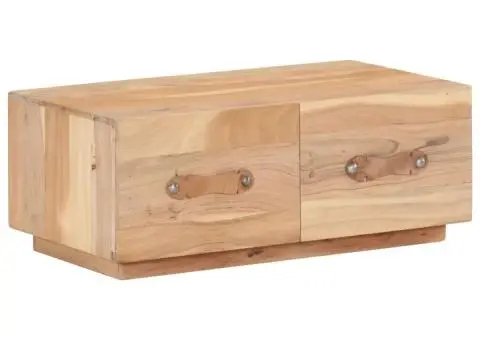 Măsuță de cafea, 90x50x35 cm, lemn masiv reciclat - 1/5