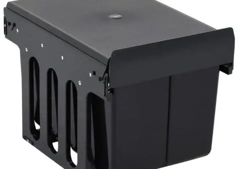 Coș gunoi retractabil pentru dulap bucătărie, silențios, 36 L - 2/5