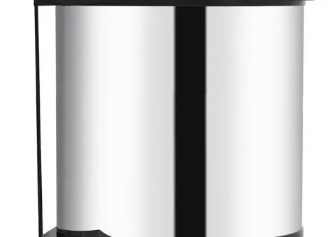 Coș de gunoi încorporat de bucătărie, 12 L, oțel inoxidabil - 3/5