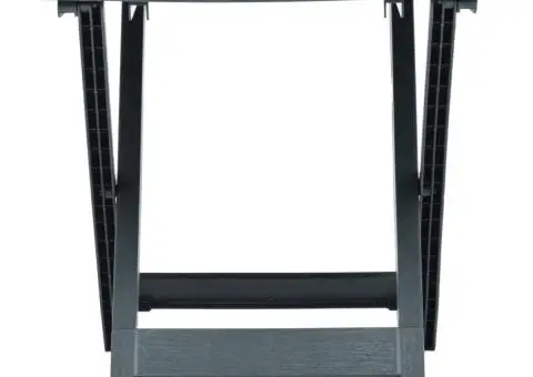 Masă de grădină pliabilă, verde, 79 x 72 x 70 cm, plastic - 4/5