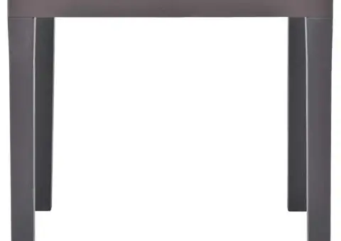 Masă de grădină, cafeniu, 78 x 78 x 72 cm, plastic - 2/5