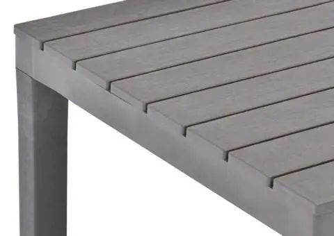 Masă de grădină, cafeniu, 78 x 78 x 72 cm, plastic - 4/5