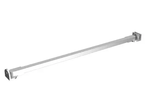 Tijă de susținere pentru baie, 57,5 cm, oțel inoxidabil - 1/5