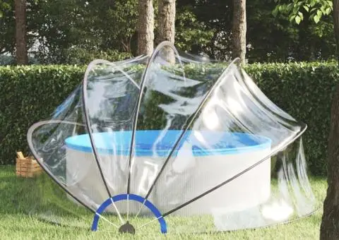 Cupolă pentru piscină, 440 x 220 cm - 1/5