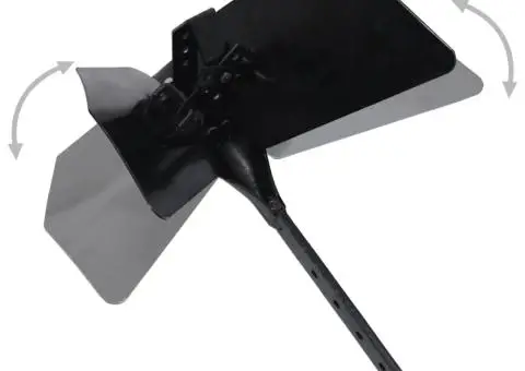 Accesoriu plug motocultor, negru, metal - 4/5