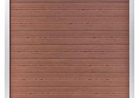 Gard de grădină, maro, 180 x 186 cm, WPC - 1/5