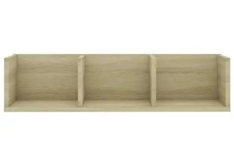 Raft de perete CD-uri stejar Sonoma 75x18x18 cm lemn prelucrat - 4/5