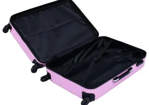 Valiză cu carcasă rigidă, roz, ABS - 5/5