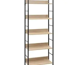 vidaXL Etajeră cărți 5 rafturi, stejar 60x27,6x158,5 cm lemn prelucrat