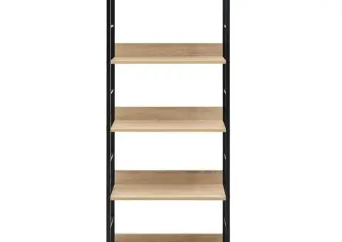 Etajeră cărți 5 rafturi, stejar 60x27,6x158,5 cm lemn prelucrat - 3/5