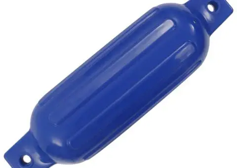 Bară de protecție barcă, 4 buc., albastru, 41x11,5 cm, PVC - 2/5