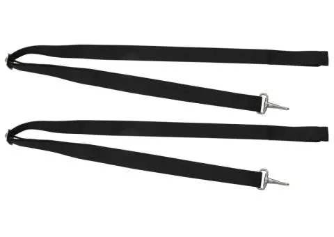 Centuri superioare Bimini, 2 buc., textil & oțel inoxidabil - 4/5