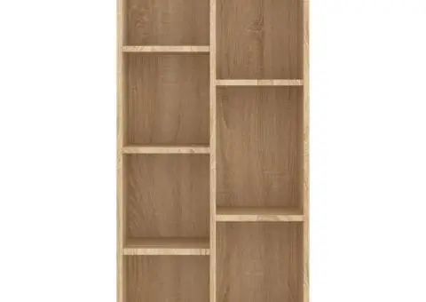 Bibliotecă, stejar Sonoma, 50x25x106 cm, lemn prelucrat - 4/5