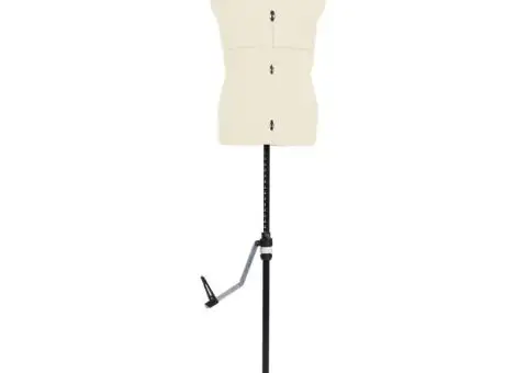 Manechin croitorie reglabil bărbați, crem, dimensiune 37-45 - 2/5