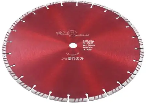 Disc diamantat de tăiere cu turbo, oțel, 350 mm - 2/4