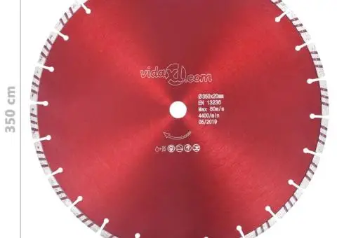 Disc diamantat de tăiere cu turbo, oțel, 350 mm - 4/4