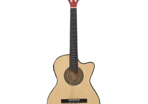 Chitară clasică occidentală decupată, cu egalizator, 6 corzi - 3/5