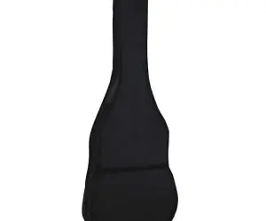 vidaXL Husă de chitară clasică 1/2 (34"), negru, 94x35 cm, material textil