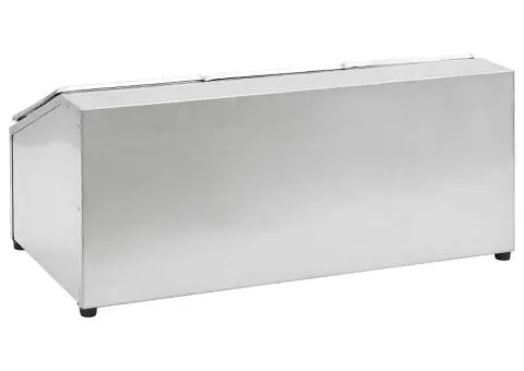 Recipient Gastronorm cu 3 secțiuni GN 1/6 oțel inoxidabil - 5/5