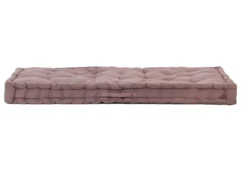 Pernă podea canapea din paleți, gri taupe, 120x80x10 cm bumbac - 2/5